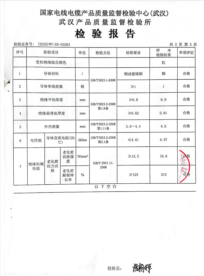 BV 4质检报告