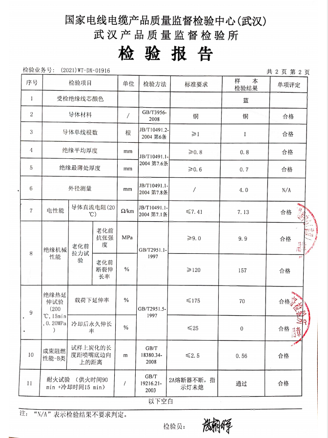 WDZBN-BYJ-2.5质检报告