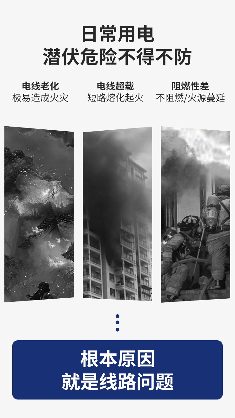 安普bvr电线软线阻燃家用1.5/2.5/4/6/10平方铜芯电线国标100米