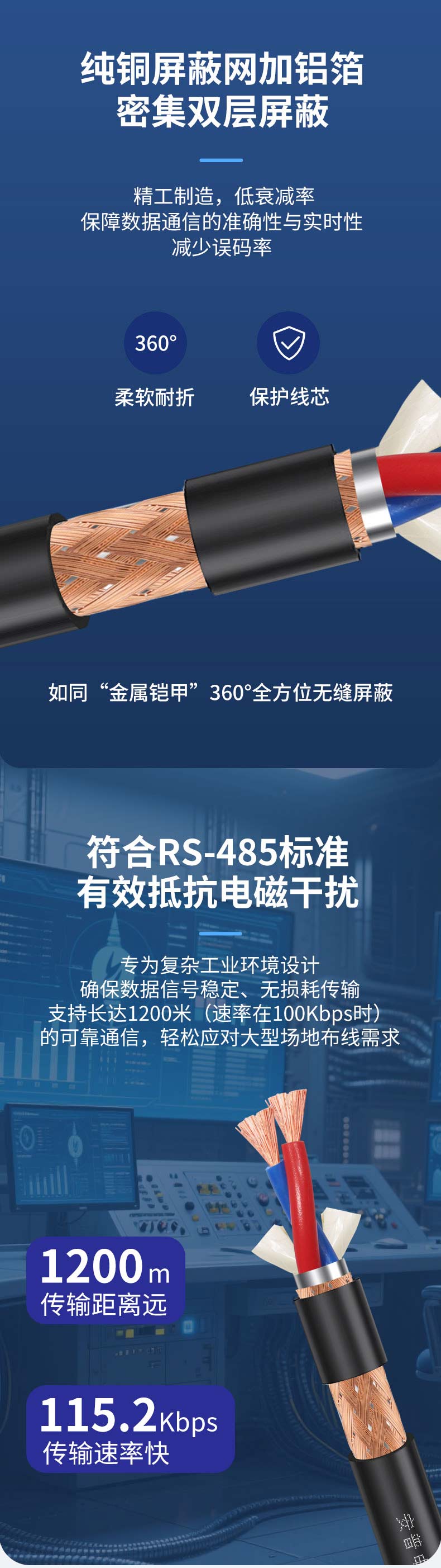 rvsp2芯双绞屏蔽电缆